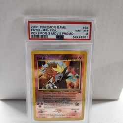 Pokemon PSA 8 Entei