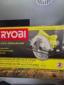Ryobi  corded 7-1/4 circular saw
