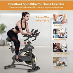 Indoor Exercise Spin Bike - Like New! Amazon Best Seller (retail $350)