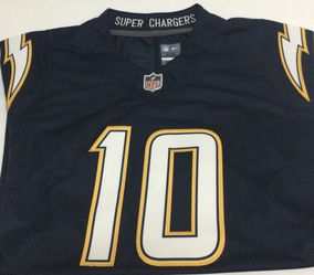 NFL Nike Men’s Justin Herbert Navy Los Angeles Charger Alternate Game Jersey 2XL 