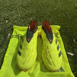 Adidas Predator Elite Soccer Cleats (Solar Yellow/Black/Solar Red)