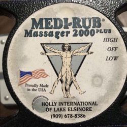 Medi Rub massager 2000 plus