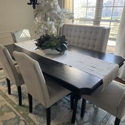 Dining Suite Set Table Chairs And China Cabinet