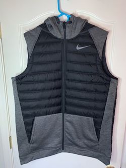 Men’s Nike Puffer Vest Athletic Hoodie!!