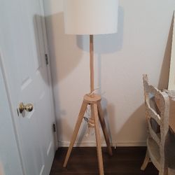 Gorgeous Wood Lamp For SALE 