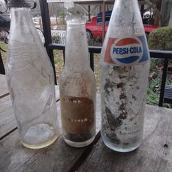 Old. Pepsi Bottles,Tom's Bottle
