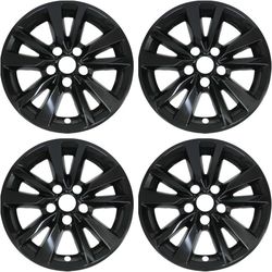 16” Black Wheel Covers Compatible with 2025 Toyota Camry Alloy Wheels