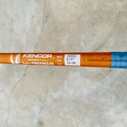 Kencor California USA 6’7” 15-40lb fishing rod $150