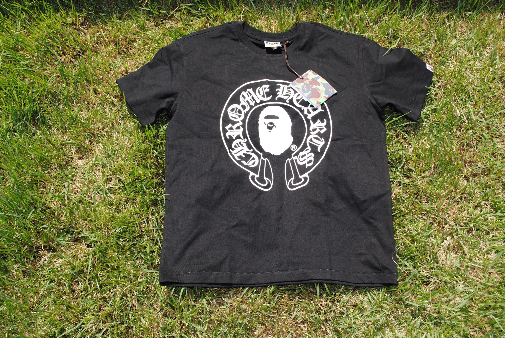 Bape x Chrome Hearts Logo Tee
