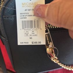 A brand new never used with tax value $348 Michael Kors shoulder bag