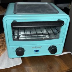 Cute Electric Oven Teal Color