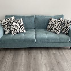 Sofa Lola Spa Blue 89 inches