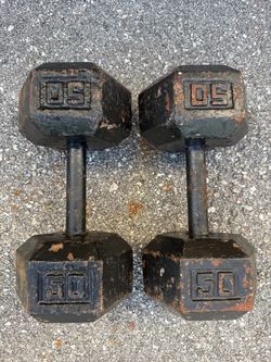 Set of Dumbbells 50lb