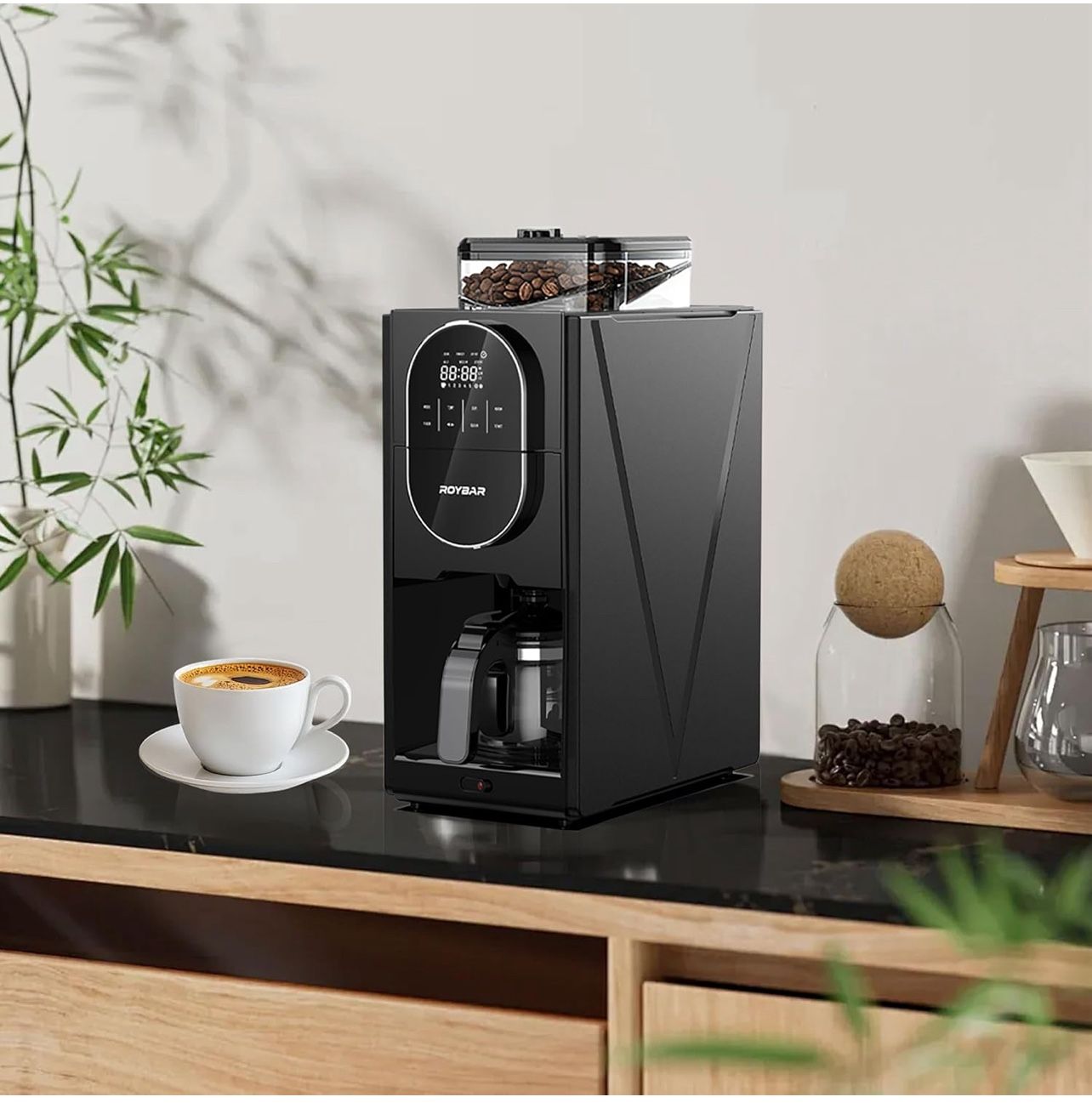 🔥🔥🔥Brand New Coffee Maker with Built-in Grinder – 63% OFF!