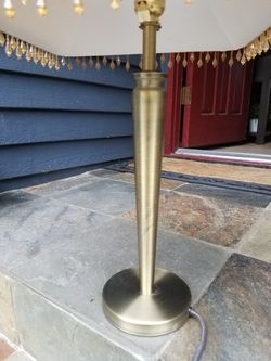 Gold lamp