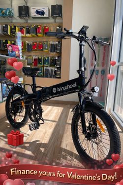 Folding Electric Bike 20MPH Speed 40 Miles Range ebike Special Financing Deal! $10 To $100 Down Payament To Take It! 