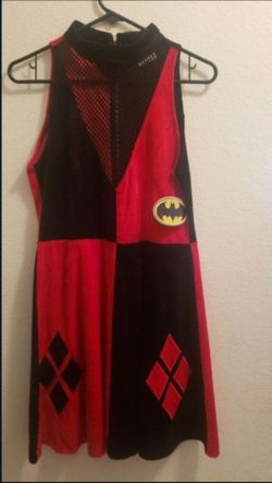 Harley Quinn DC Comics Adult Harley Quinn Dress  DC Size LARGE  Halloween Costume
