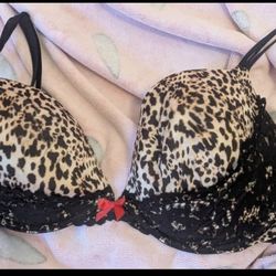 Victoria Secrets.  Leopard Skin Bra.  Never Worn