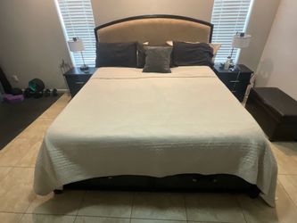 California king/Wyoming king  bed and frame.