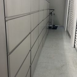 6(5 Drawers Lateral Metal Filing Cabinets For Sale Each Cabinet For 