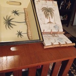 Hard Slate Wall Pics With 2 Trays  20.00