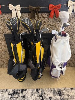 3 Golf Club Sets with Bags