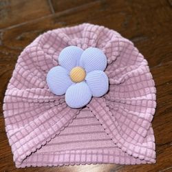 New Baby Girls Light Purple Hat 