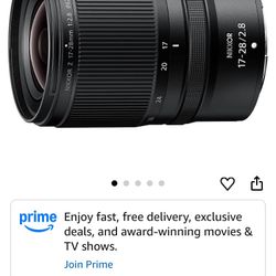 Nikon NIKKOR Z 17-28mm f/2.8 Z-Mount Wide Angle Zoom Lens Mirrorless SLR