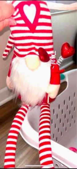 Valentine's Day Gnome Plush Decoration