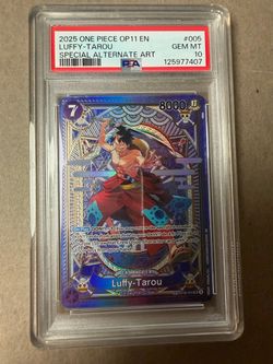 One Piece Card Game Luffy Tarou PSA 10 w/ Guard
