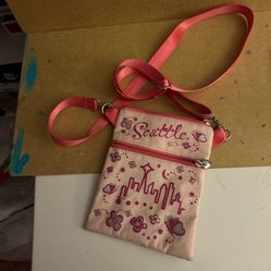 Pink Seattle side mini purse bag