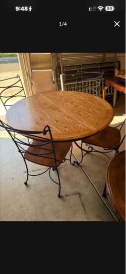 Dining table and chairs