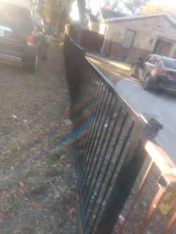 Fences Gates Decks Stain Power Wash Iron fence