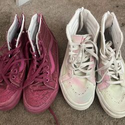 Girls High Top Vans 