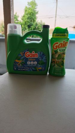 Gain Plus Laundry Detergent & Scent Booster Bundle