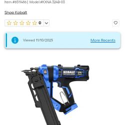 Brand New Kobalt XTR Framing Nailer Originally 329.99