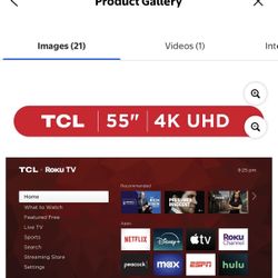 TCL TV 55”in