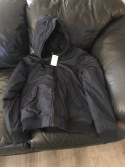 H&M Hoodie Bomber Jacket Size Small