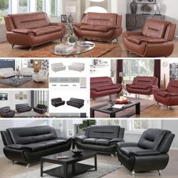 🛋️ SOFA • LOVESEAT • CHAIR – COMPLETE 3-PIECE SET 🛋️