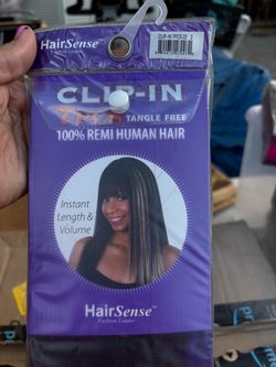 HairSense Clip-In 7PCS 100% Remi Human Hair Extensions