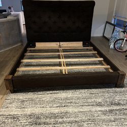 King Size Bed Frame And Box Springs 