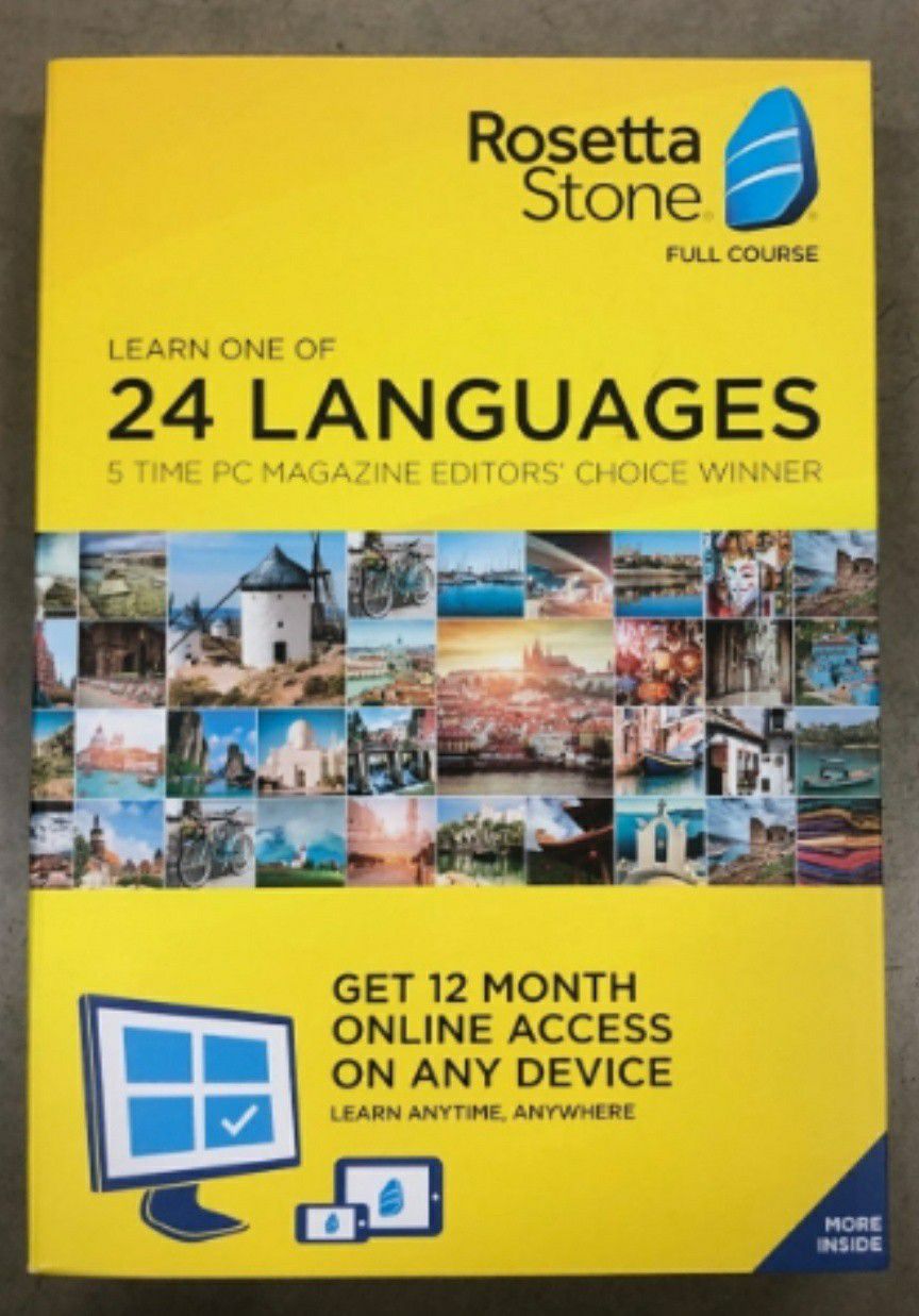 Rosetta Stone 24 Languages 1 Year Subscription