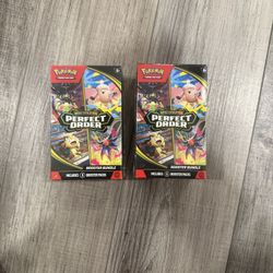 Pokemon Perfect Order Booster Bundle Mega Evolution Phantasmal 151 Prismatic 