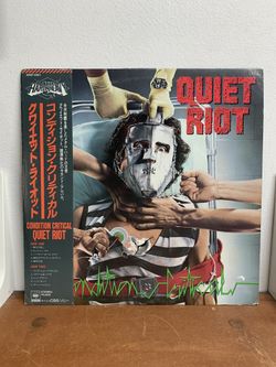 Quiet Riot - Condition Critical 1984 Japan Pressing With Poster