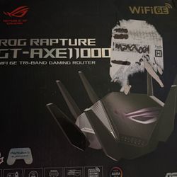 ASUS ROG Rapture GT-AXE11000 Tri-Band Wi-Fi 6E Gaming Wireless Router