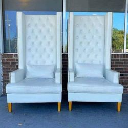 Pair Of Throne Chairs 