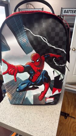 Sprayground Spider-Man book bag
