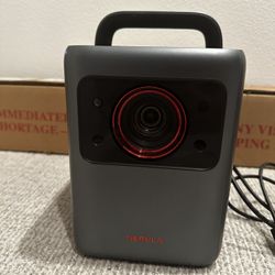 NEBULA Cosmos Laser 4K + Elite Screens Spectrum2 + Apple TV 4K + Echo Studio