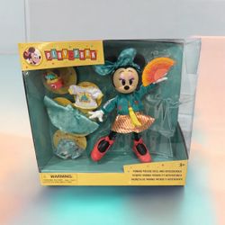 Disney Parks Play In The Park Minnie Doll and Accessories New w Box