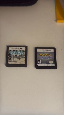 Pokémon Platinum & SoulSilver Nintendo DS Cartridges